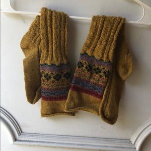 Knee High Wool Socks